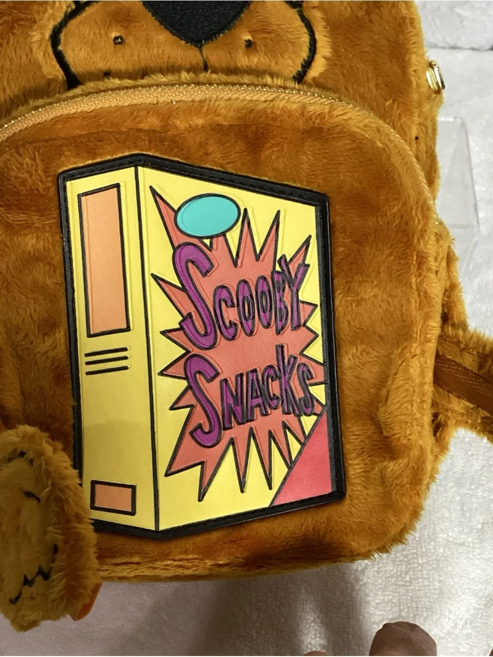 Loungefly Scooby Doo Plush Crossbuddies Crossbody Bag Removable Snack Pouch EUC